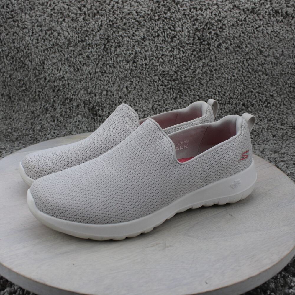 Skechers Go Walk Joy Slip-On Shoes Womens 7 Beige Washable Comfort Walking - Picture 3 of 7